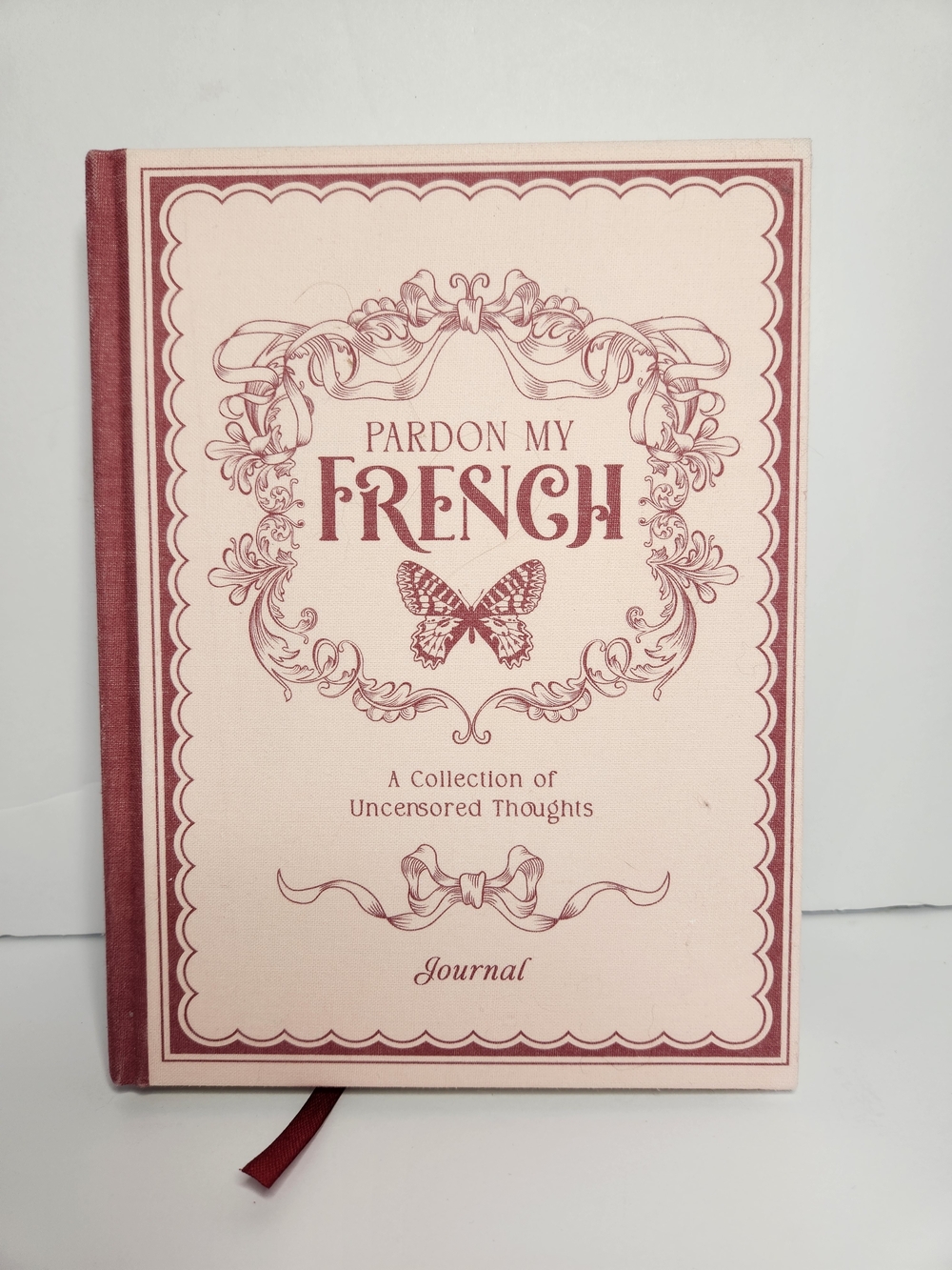 Pink Hardcover Journal — Decorative Notebook